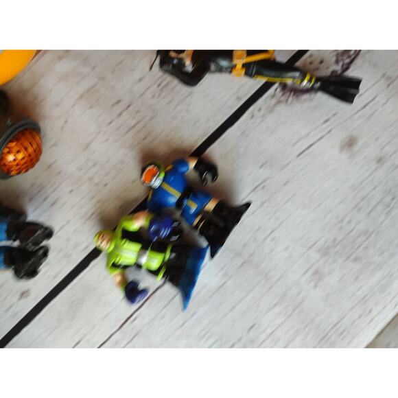 Fisher Price Rescue Heroes MICRO ADVENTURES Submarine Underwater Sea Playset Lot - Picture 14 of 16